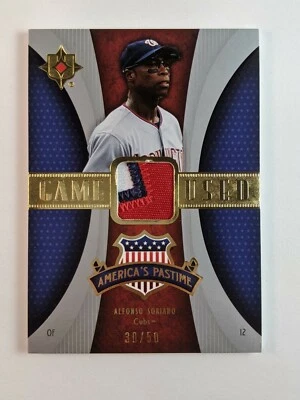 Alfonso Soriano 2007 UD ultimate collection America's pastime game-used /50 - Image 1 of 2