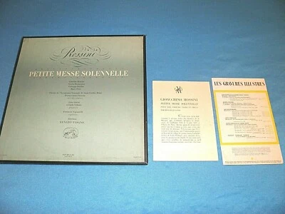 Rossini - Petite Messe Solennelle / Caterina Mancini / Fasano / France 1958 Box - Image 1 of 2