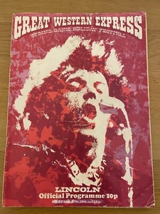 Seltenes Genesis-Programm Lincoln Festival 1972 Gesichter Strohhalme Joe Cocker + Anzeige - Bild 1 von 7