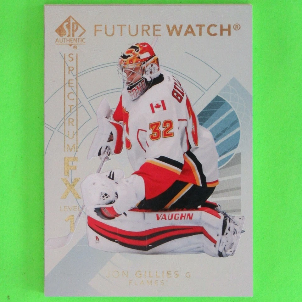 JON GILLIES  2017-18   FUTURE WATCH FX  UNSCRATCHED  #S63  Calgary Flames - Image 1 of 1