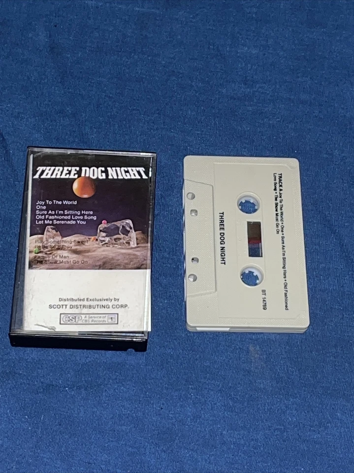 THREE DOG NIGHT S/T Cassette - RARE ISSUE CBS RECORDS TESTED SAFE SHIPPING - Image 1 of 1