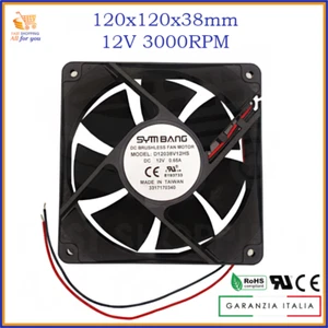 Lüfter Kühlung 12V 120x120 PC 120mm Lüfter x di für Computer Festnetz Gehäuse - Bild 1 von 2
