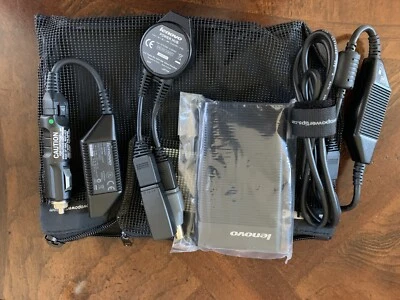 IBM Lenovo Thinkpad Complete Travel Car AC Adapter 90W 20V 4.5A 41R4538 - Image 1 of 2
