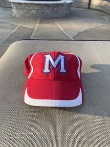 Red/White M Hat Size Youth - Picture 1 of 5