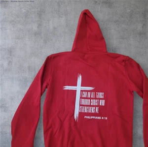 XS Bible Verse Hoodie, Gym Apparel, Weightlifting Hoodie, Gym Wear - Picture 1 of 7