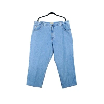 LL Bean Men's Faded Denim Natural Fit Hidden Comfort Double L Jeans 40x29 - Image 1 of 4