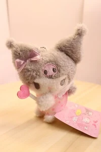 Sanrio Plüsch Schlüsselanhänger KUROMI, Kawaii Engel KUROMI-Valentine-sweetheart - Bild 1 von 7