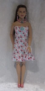 Made to fit Newly Sculpted EMME #61 Handmade Dress, Purse, Necklace & Earrings - Picture 1 of 3