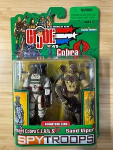 GI Joe Spy Troops Desert Cobra Claws & Sand Viper 2-Pack MOC - Picture 1 of 2