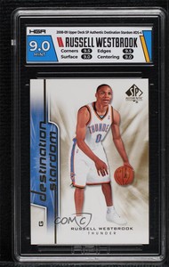 2008-09 SP Authentic Destination Stardom Russell Westbrook HGA 9 MINT Rookie RC