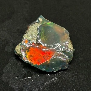 Ethiopian Blood Moon Opal Specimen - Picture 1 of 9