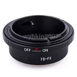 Lente de montaje FD para Fujifilm X Mount Fuji FX X-A2 A1 X-M1 X-E2 X-T2 x-pro2 Adaptador - Imagen 1 de 1