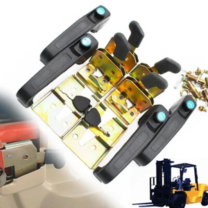 Juego universal de manijas de puerta de bloqueo de puerta de tractor para equipo pesado carretilla elevadora cargador - Imagen 1 de 18