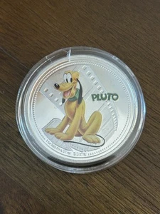Disney Pluto 1oz Silbermünze 2020 Neuseeland rar - Bild 1 von 2