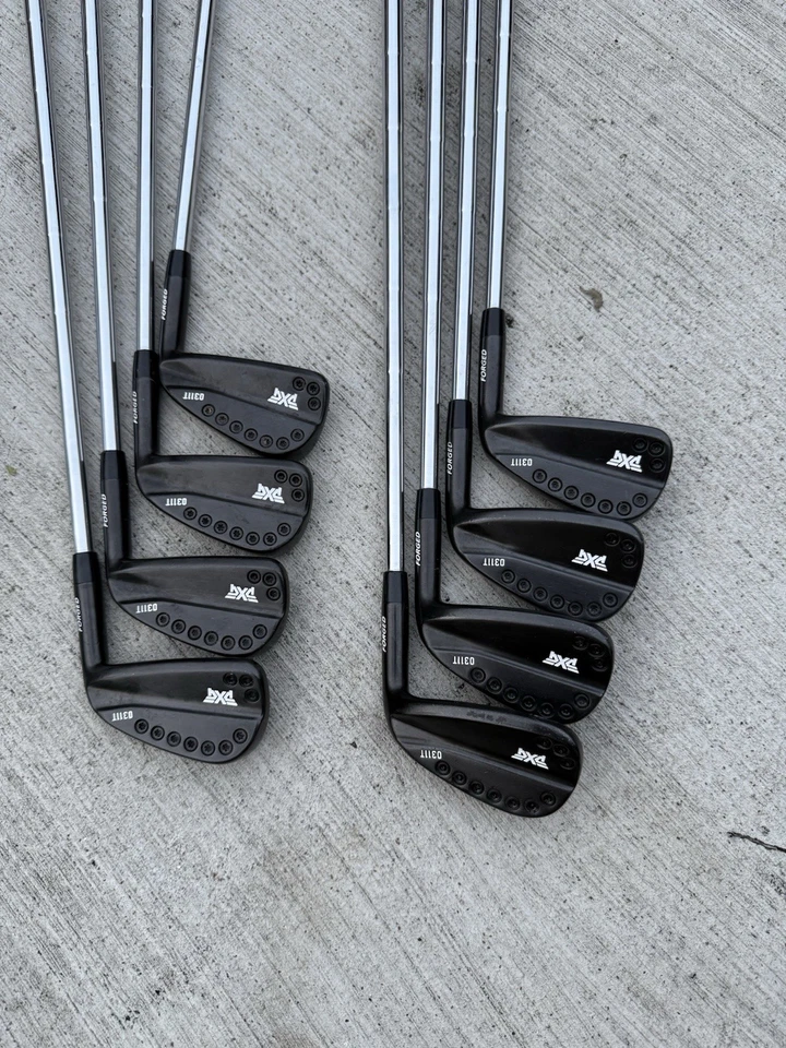 PXG Steel Black Forged 0311T 3-PW Iron Set Stiff Steel Right Handed Very Good - Image 1 of 4