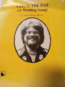 Scott Wesley Brown 1978 This Is The Day (A Wedding Song) Sheet Music Vintage I10 - Picture 1 of 2