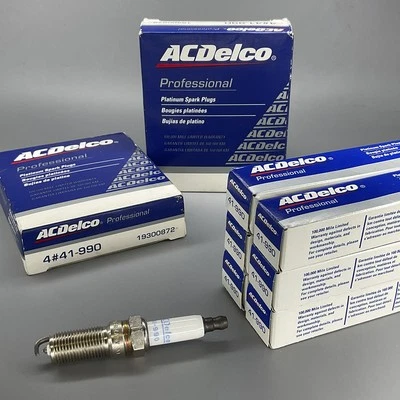 ACDelco Double Platinum Spark Plug 6PCS For Buick Cadillac GMC Pontiac 41-990 - Image 1 of 4
