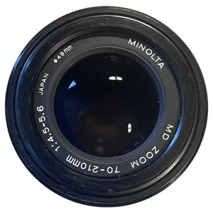 Minolta MD Zoom 70-210mm F4.5-5.6 MD Mount Lens For SLR/Mirrorless Cameras - Picture 1 of 8