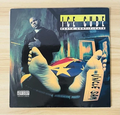 Ice Cube / Death Certificate 1991 EU Original LP Vinyl 4th & Broadway BRLP 581 - Image 1 of 4