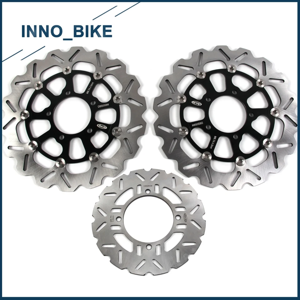 Rotores de freno delanteros traseros para Kawasaki Z800 Z800e 13-16 Z1000 14-21 ZZR1400 06-21 Foto 1 de 4