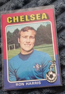 1975 TOPPS BAZOOKA FOOTBALLERS CHELSEA LEGEND DEFENDER RON HARRIS # 138 - Picture 1 of 2