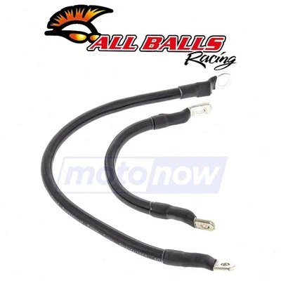 All Balls Battery Cable Kit for 1965-1969 Harley Davidson FLFB Electra Glide dj - Image 1 of 4