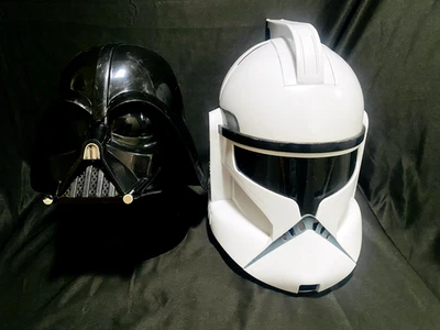  DARTH VADER & STORMTROOPER STAR WARS HELMET LOT - Image 1 of 4