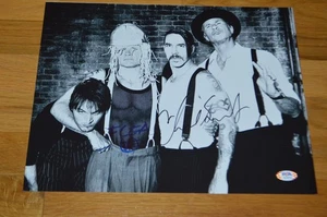 RHCP ~ Flea & Chad Smith Autographed Vintage 11x14 B/W Photo with PSA Hologram - Picture 1 of 5