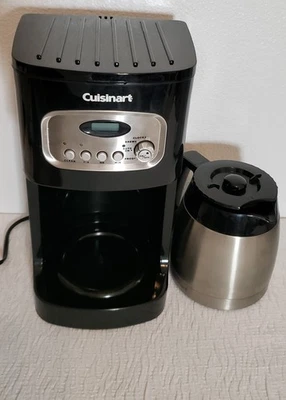Good Used Cuisinart DCC-1150 Black & Stainless 10-Cup Coffeemaker Coffee Machine - Image 1 of 4
