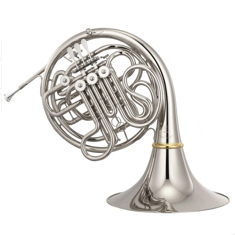 Yamaha YHR-672ND Professional Double Horn - Nickel Silver with Detachable Bell