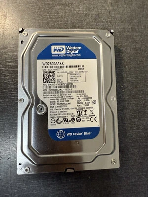 WESTERN DIGITAL BLUE 250GB WD2500AAKX 16MB 7200U/min SATA III 3.5" HARD DISK - Immagine 1 di 2