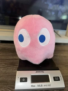 Juguete de peluche Ms. Pac Man Pinky The Pink Ghost 7" Bandai Namco Toy Factory - Imagen 1 de 1
