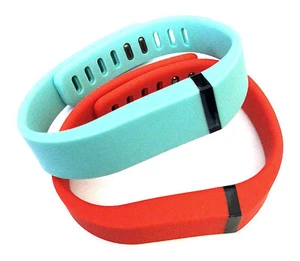 2 kleine Kombi TEAL, MANDARINE FitBit FLEX nur Armband/Armband (KEIN TRACKER) - Bild 1 von 1