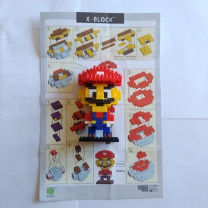 SUPERMARIO BROSS X-BLOCK COMPLETO PERFETTO MAI GIOCATO CON MANUALE DI MONTAGGIO - Imagen 1 de 5