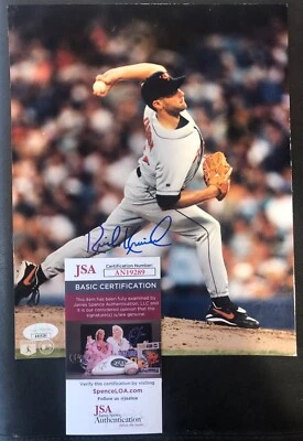 Rick Krivda Orioles Baseball Autograph Signature 8"x10" Photo JSA Certified COA - Image 1 of 3
