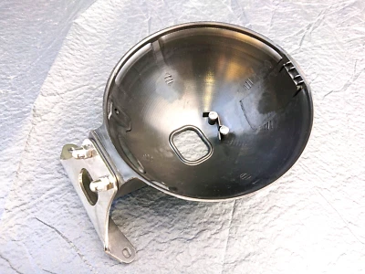 SUZUKI RV125 VANVAN 03/17 NEW HEADLIGHT SHELL WITH STAINLESS MOUNTING BRACKET - Image 1 of 4
