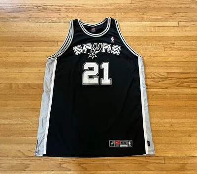 San Antonio Spurs Authentic Pro Cut Tim Duncan Nike Jersey Mens 56 3XL NBA  - Image 1 of 4