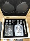 WHISKOFF whisky gift box set,  Glasses, Tongs, Chilling Rocks, Pouch, Coasters
