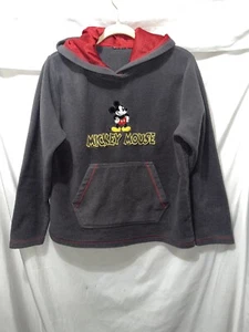 Vtg Mickey Mouse Fleece Hoodie Jerry Leigh Pullover Womens M Sweat Shirt - Picture 1 of 4