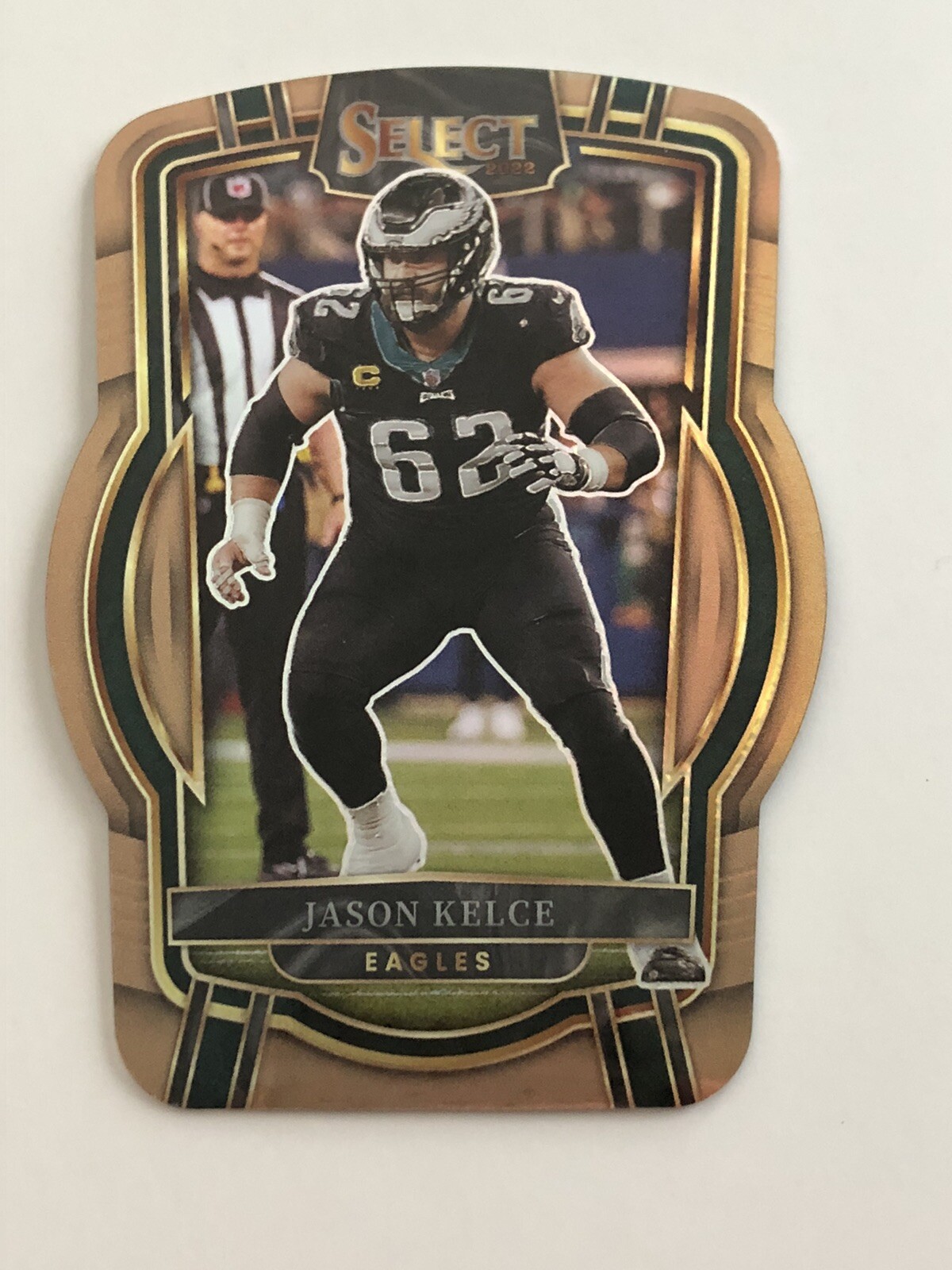 JASON KELCE 2022 PANINI SELECT 98/99 COPPER DIECUT CLUB PRIZM EAGLES 220