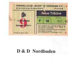 Ticket / Eintrittskarte  76/77   2. Liga   Bayer 05 Uerdingen - Hannover 96