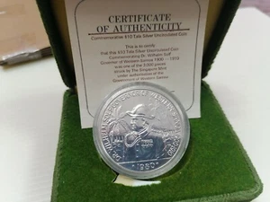 Willie: Western Samoa 10 Tala Sterling Silver proof - Dr.Wilhelm Solf - Picture 1 of 2