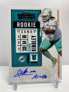 2020 Panini Contenders Rookie Ticket Auto Solomon Kindley Miami Dolphins No. 228 - Picture 1 of 2