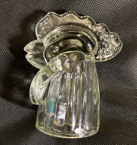 VTG ๐ Clear Glass Rooster Head 4.25" Italy Decanter Cover - Picture 1 of 5
