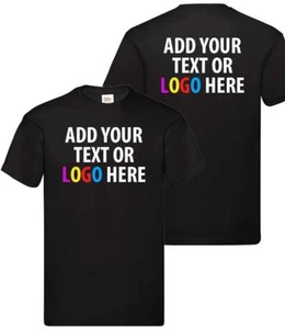 Personalised T-Shirt Custom Printed Text Stag Do Hen Party Work Unisex Tee - Picture 1 of 14