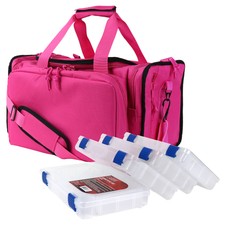 pink fishing backpack