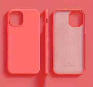 coque de protection iphone 15 rouge clair - Photo 1 sur 1