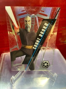2016 Topps Star Wars High Tek Form 1 patrón 2 #SW49 Count Dooku - Imagen 1 de 1