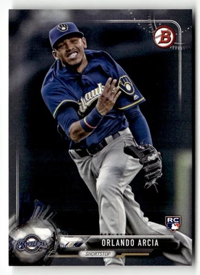 Bowman #41 Orlando Arcia 2017 Foto 1 de 2