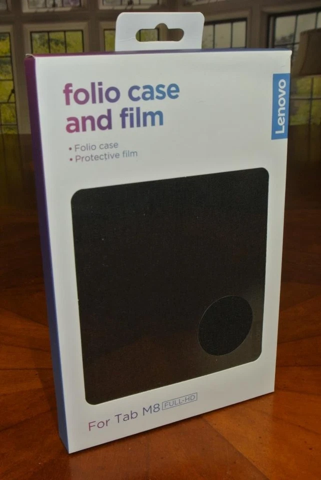 Nueva funda tipo folio y película protectora genuina Lenovo Tab M8 Full-HD Foto 1 de 1